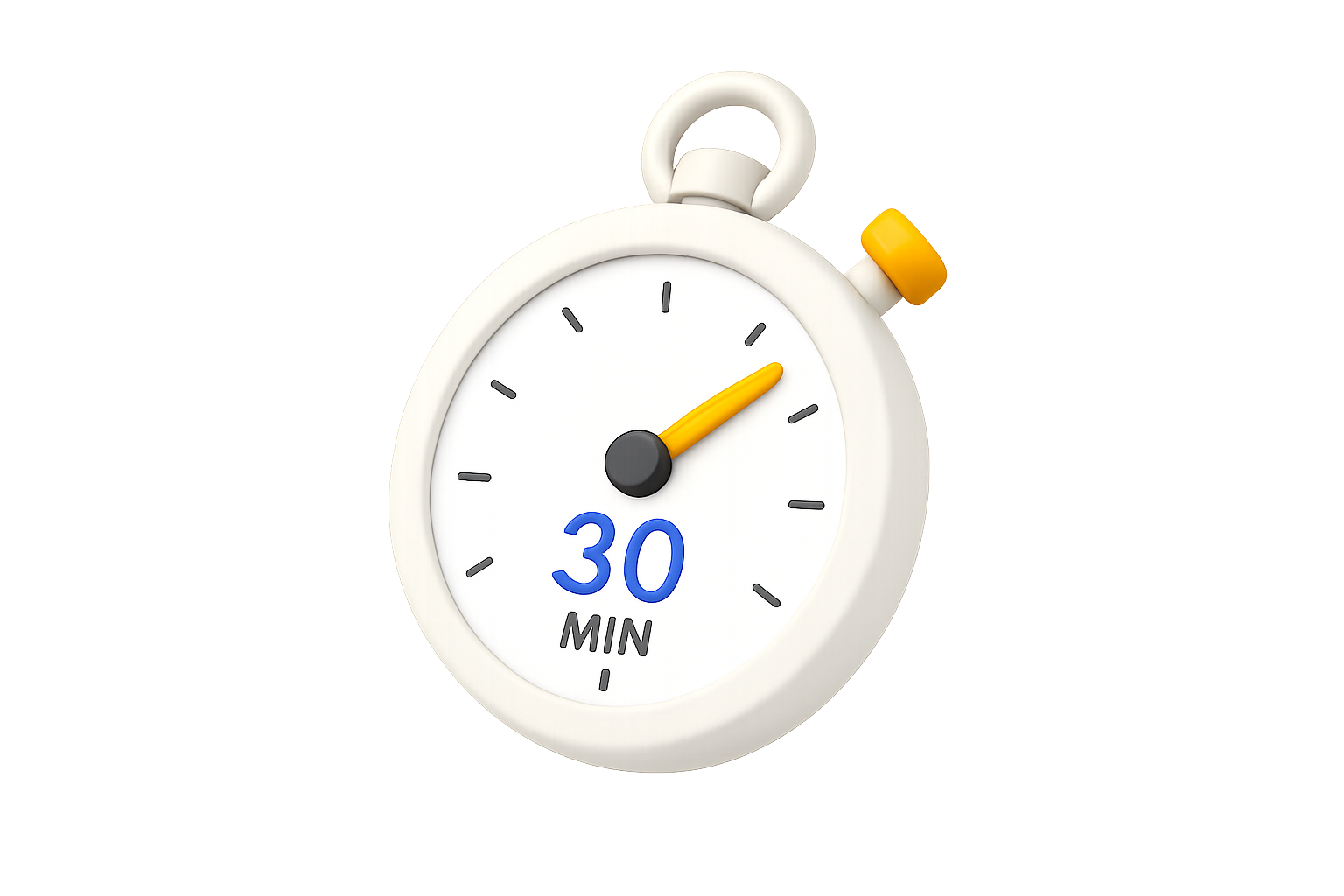 30분 응대 일러스트